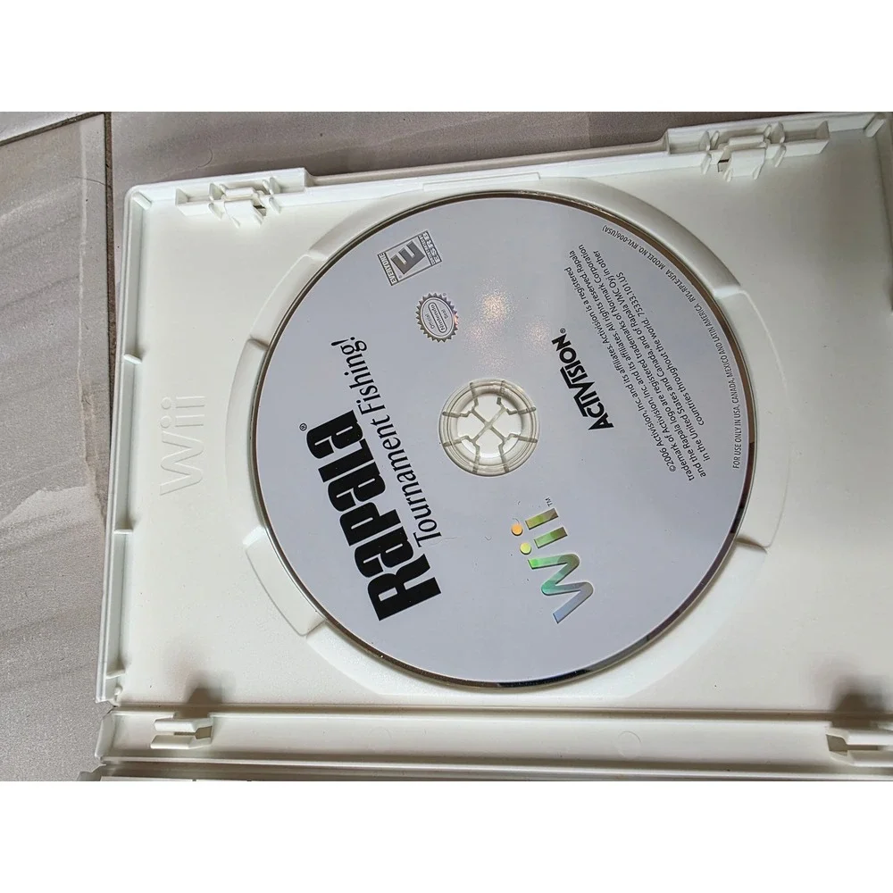 Rapala Tournament Fishing Nintendo Wii Activision CIB Complete‎ With Manual W1